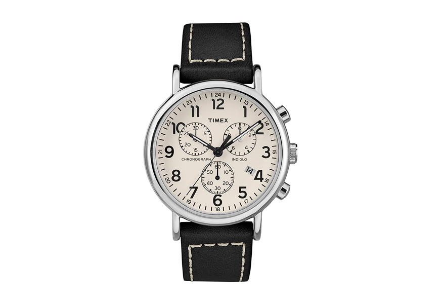 timex weekender chronograph watch