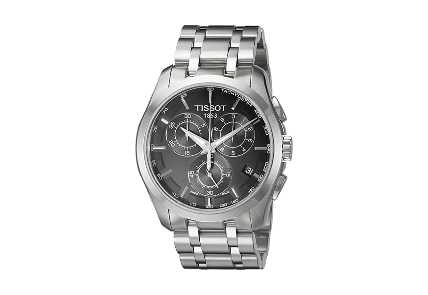 tissot mens quartz stainless steel link bracelet