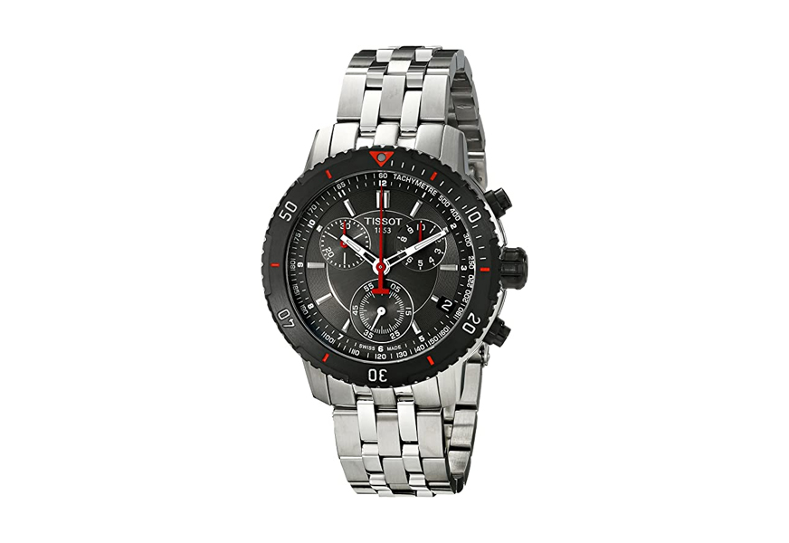 tissot t-sport textured dial watch