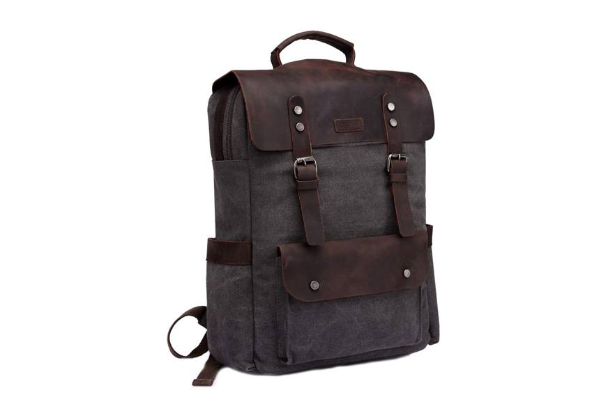 vaschy leather laptop backpack