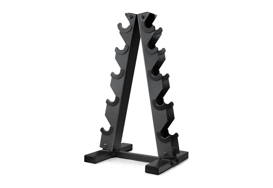Wf athletic supply dumbbell set with hotsell storage rack