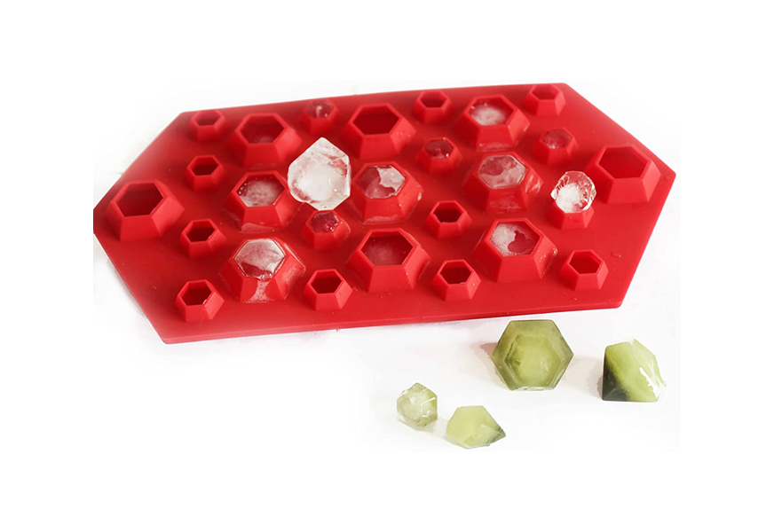 x-haibei 3d diamonds ice cube mold