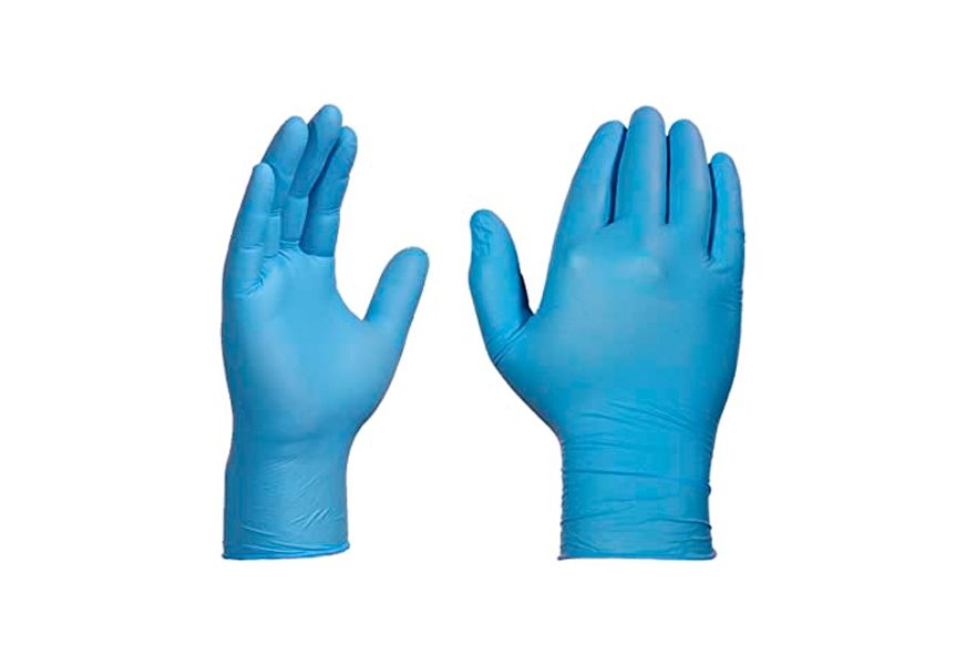 ammex medical blue disposable nitrile gloves