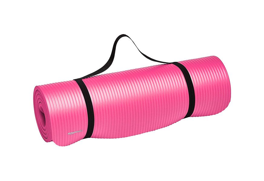 amazonbasics 1.2 inch extra thick exercise mat