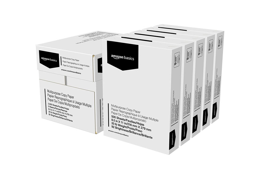 amazonbasics multipurpose copy printer paper
