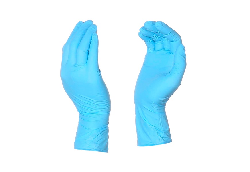 amazonbasics powder free disposable nitrile gloves
