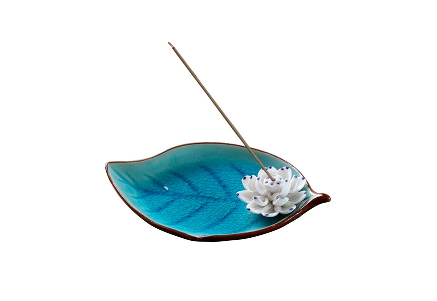 corciosy handmade ceramic incense stick burner holder