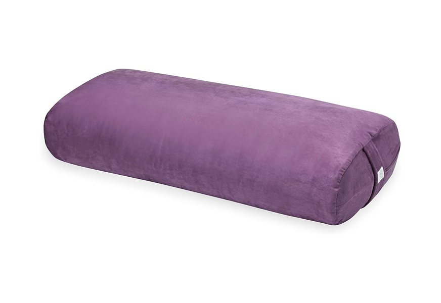 gaiam yoga bolster rectangular meditation pillow