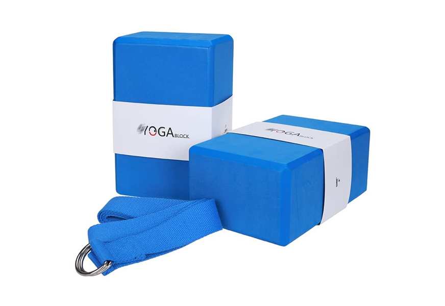 jbm yoga block plus strap