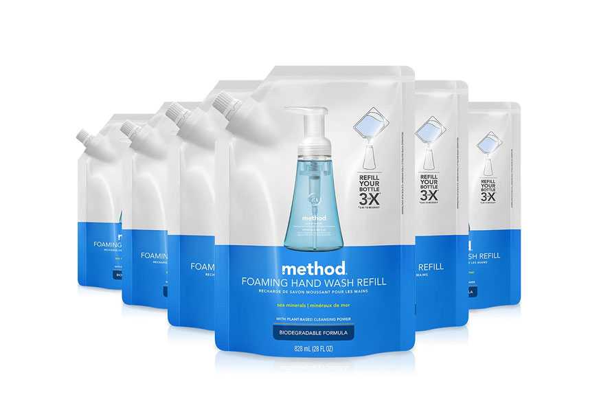 method foaming hand soap refill