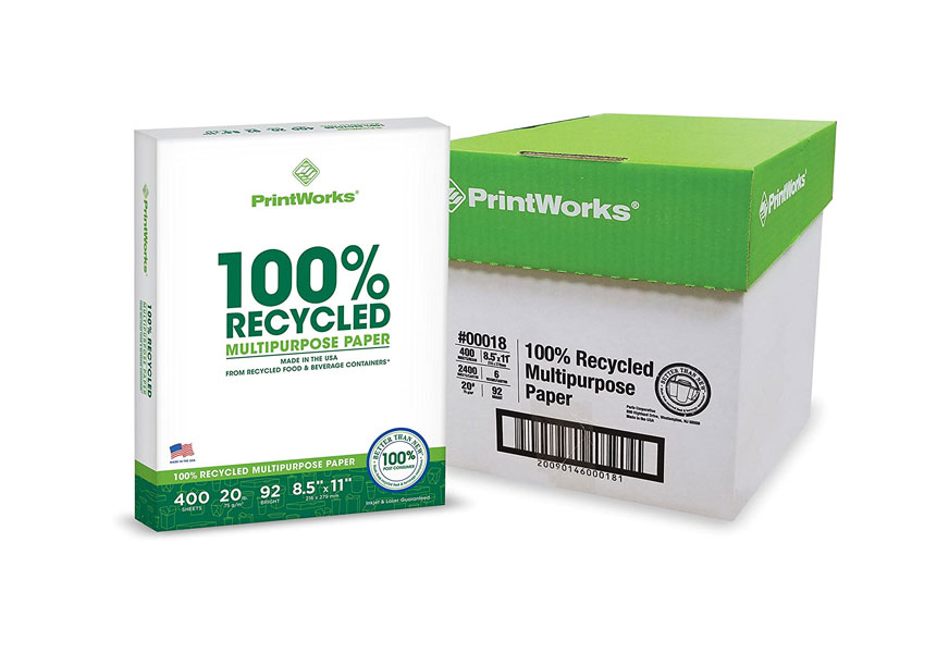 printworks 100 percent recycled multipurpose paper