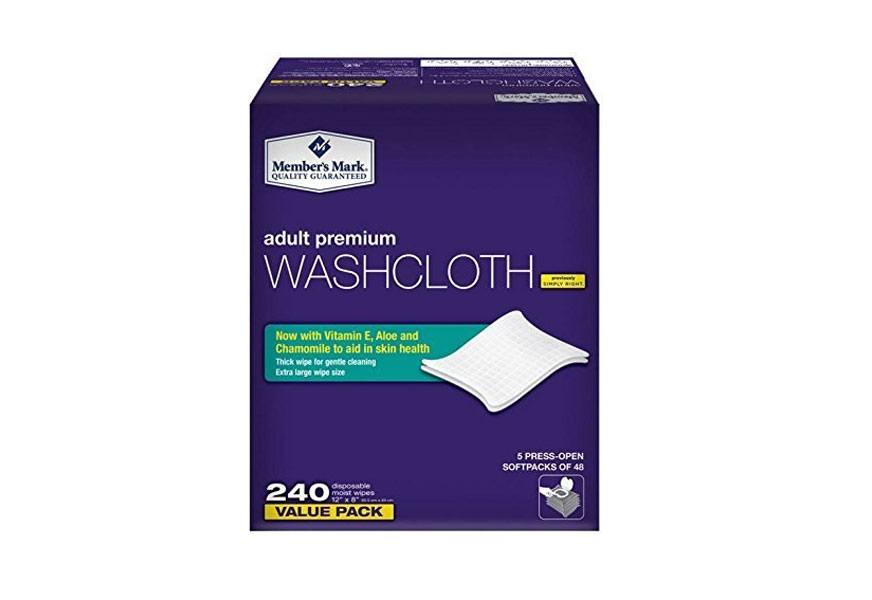 simply right members mark adult wet wipes