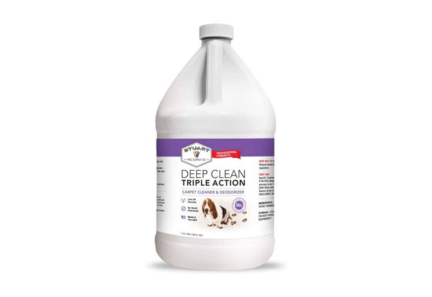 stuart pet supply professional strength deep clean 3x carpet cleaner solution