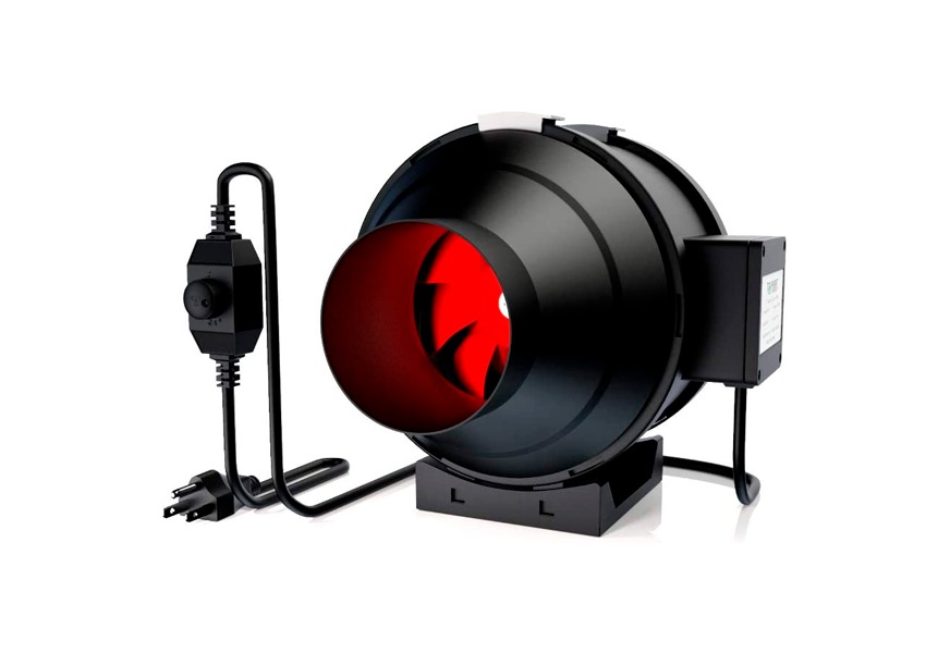 tophort 4 inch inline duct fan