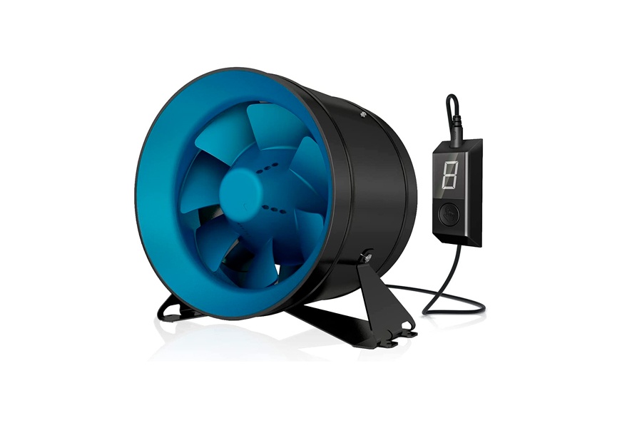 terrabloom ecmf 250 quiet 10 inch inline duct fan
