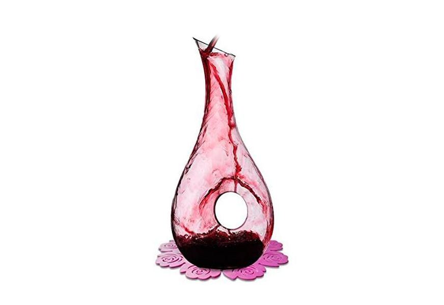usboqo hbs premium crystal red wine decanter