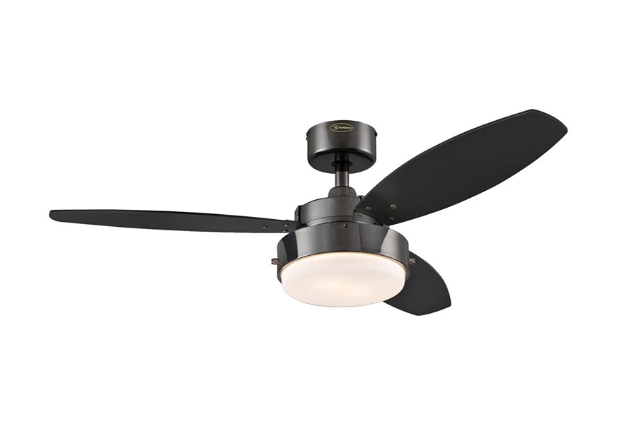 westinghouse lighting 7876400 alloy gun metal indoor ceiling fan