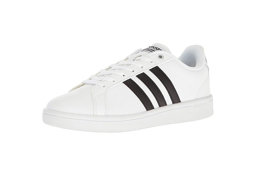 adidas cloudfoam advantage white sneakers for men 2