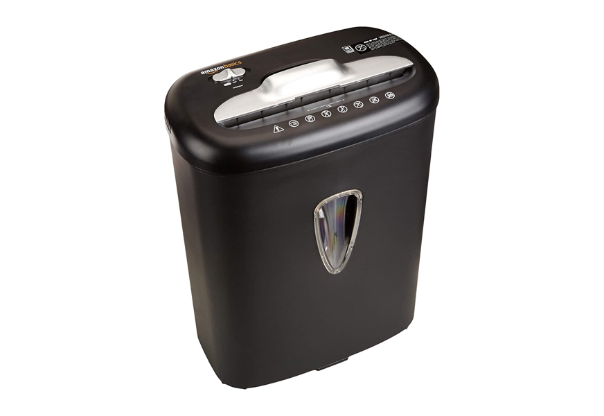 amazonbasics 8-sheet cross-cut paper shredder