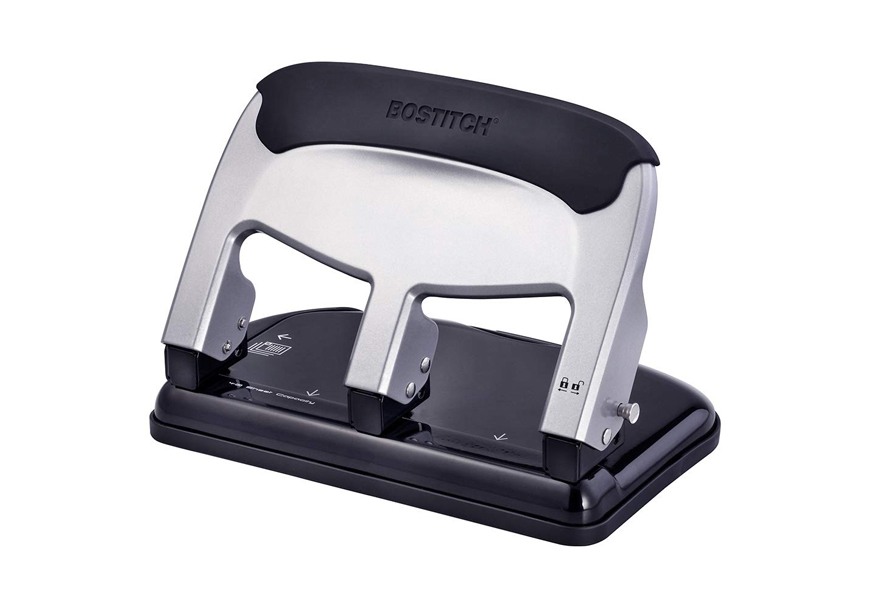 bostitch ez squeeze 40 sheet 3 hole punch