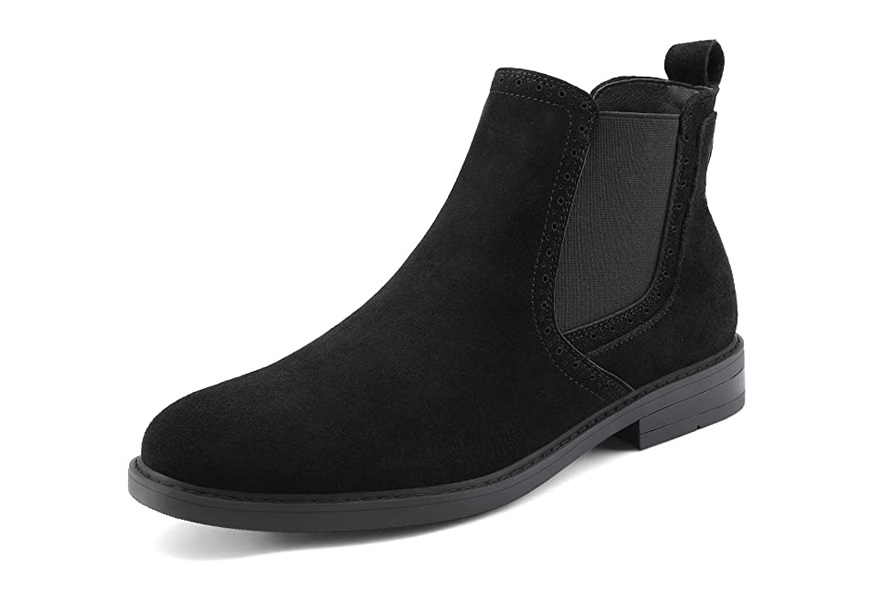 bruno marc mens suede leather chelsea ankle boots