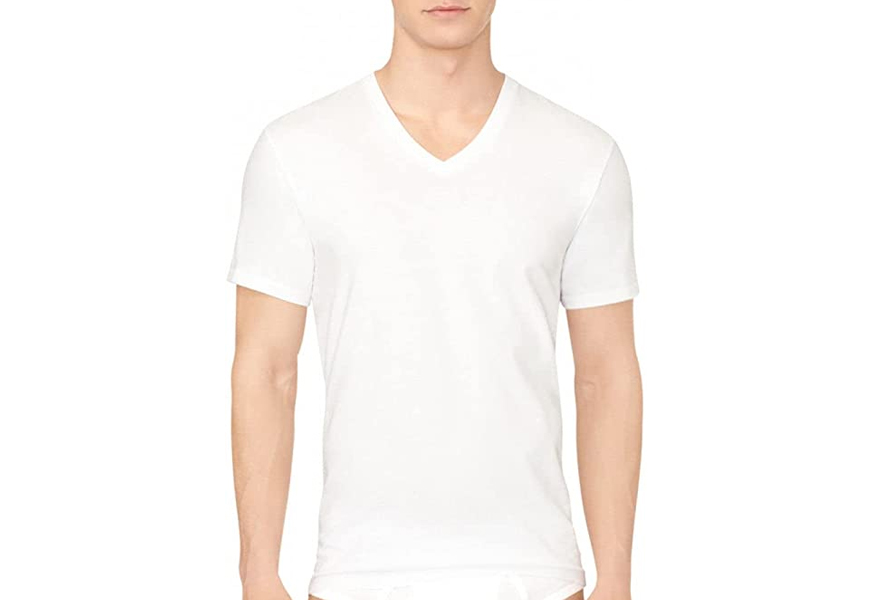 calvin klein cotton classics v-neck t-shirt