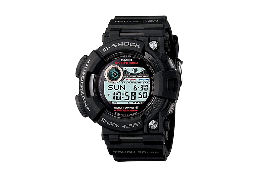 casio g-shock frogman solar quartz watch
