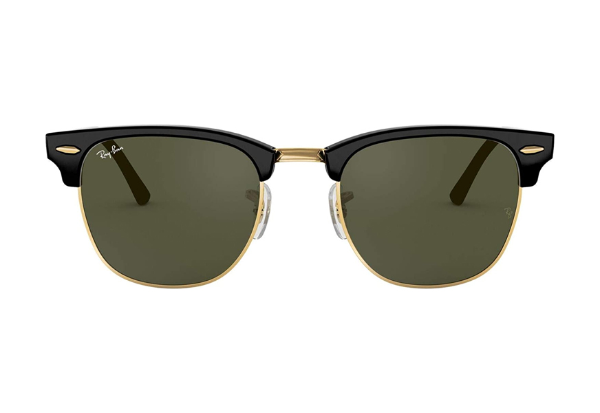 classic clubmaster, tinted ray ban sunglasses