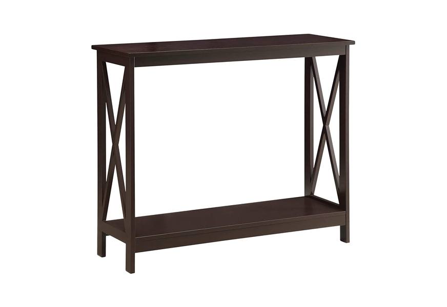convenience concepts oxford console espresso table