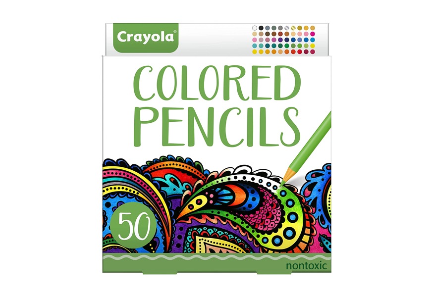 crayola pre sharpened adult colored pencils