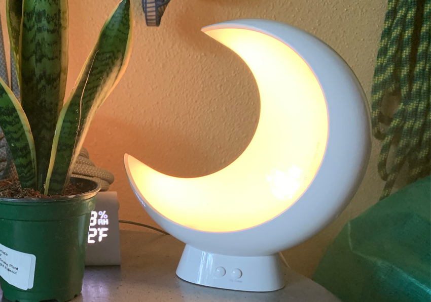 ecolor smart moon-shaped lamp