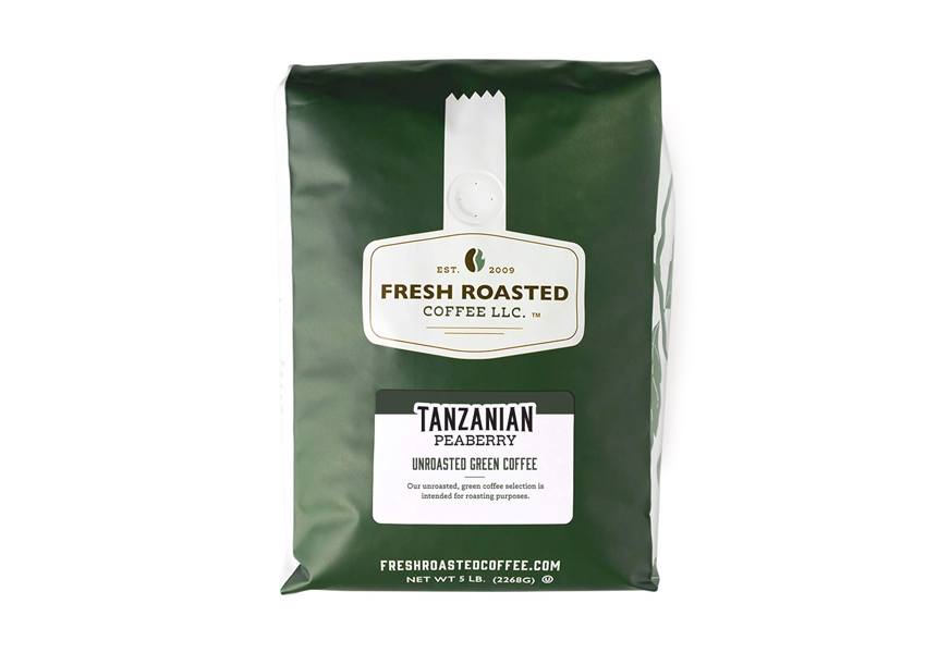 fresh roasted coffee llc. tanzanian peaberry green unroasted coffee