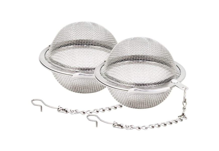 fu store 2pcs stainless steel mesh tea ball