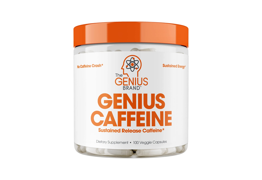 genius caffeine extended release caffeine pills - supplements for runners