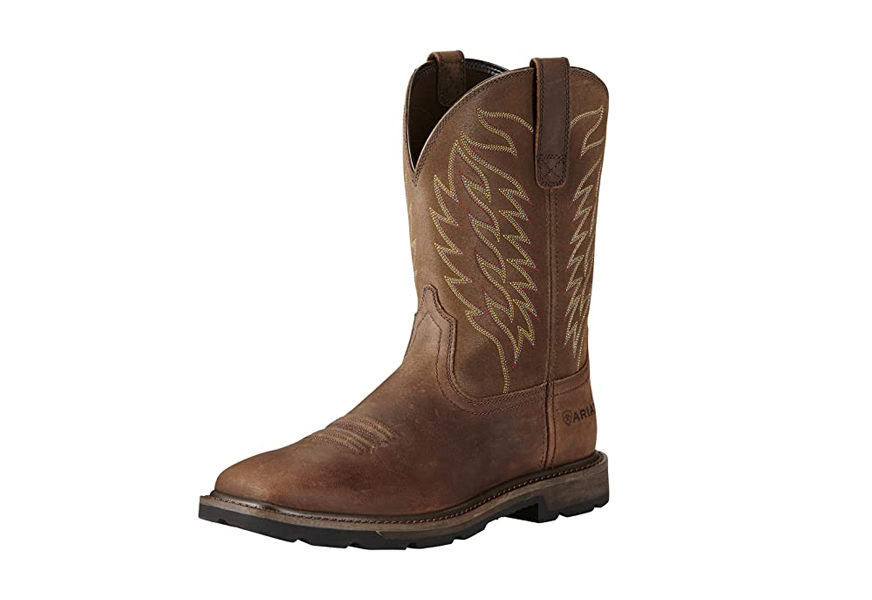 groundbreaker work boot in brown