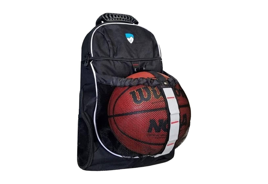 hard work sports basketball backpack