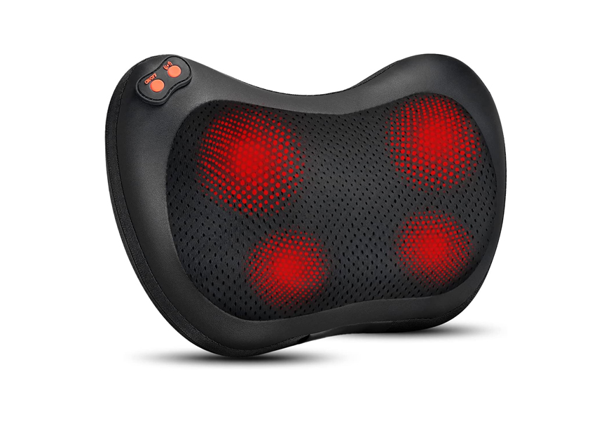 ikristin shiatsu neck back massager pillow with heat