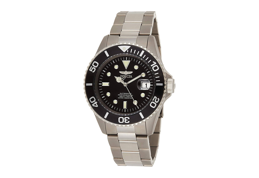 invicta pro-diver automatic black dial