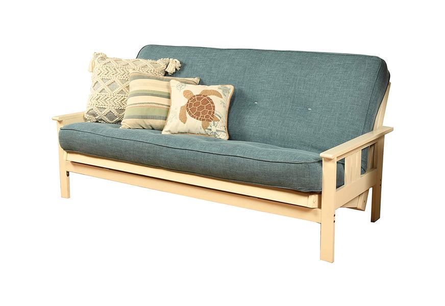 kodiak furniture linen charcoal full size futon mattress