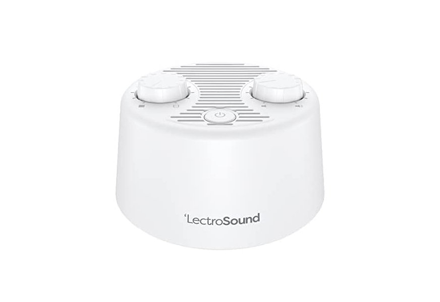 lectrosound white noise machine for sleep and relaxation