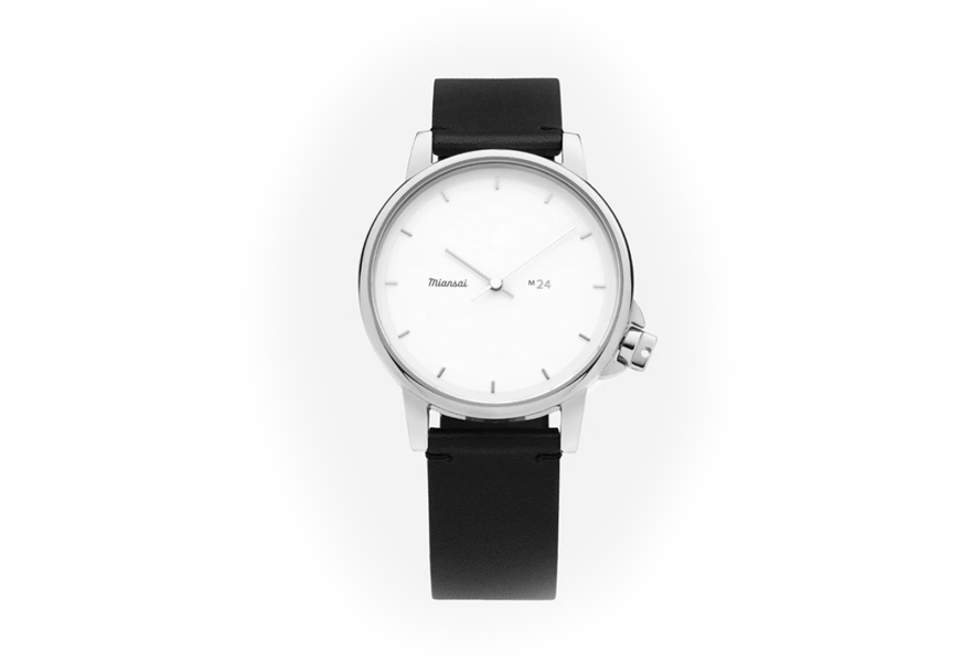 m24 ii white black nylon watch