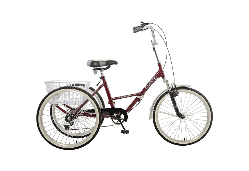 mantis tri-rad adult unisex folding tricycle