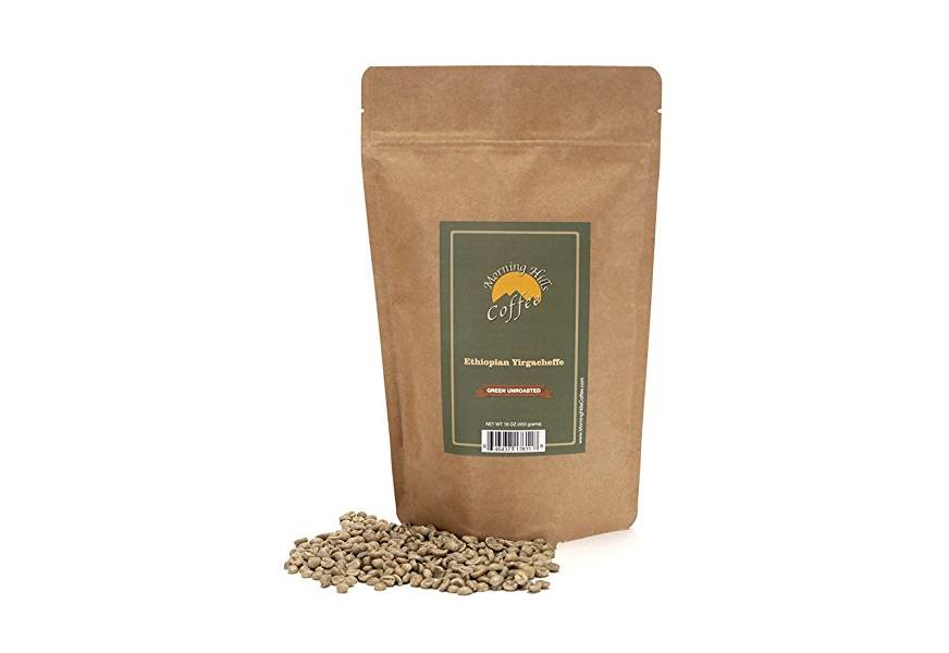 morning hills coffee ethiopian yirgacheffe green unroasted coffee beans