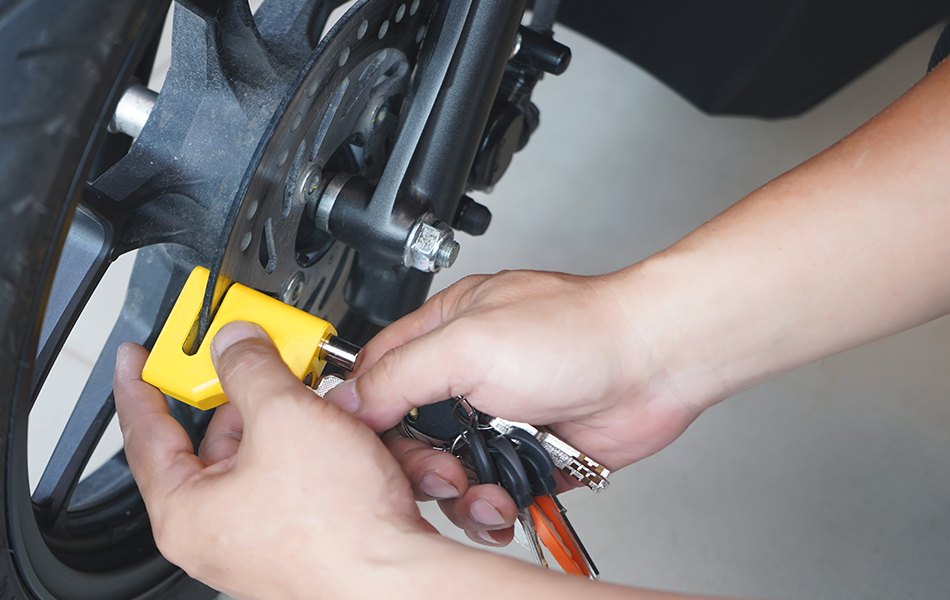 motorcycle lock