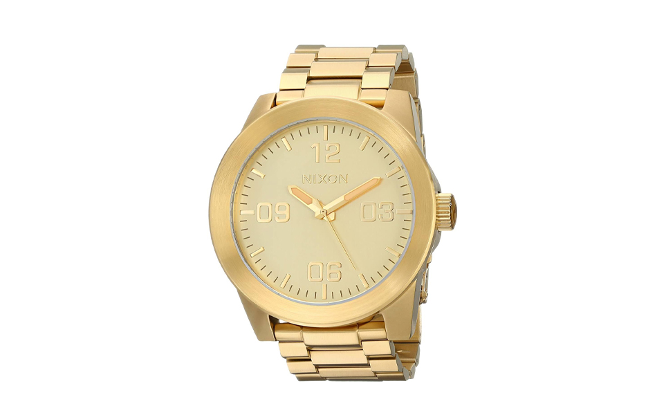 nixon corporal ss a346. 100m water resistant xl mens watch