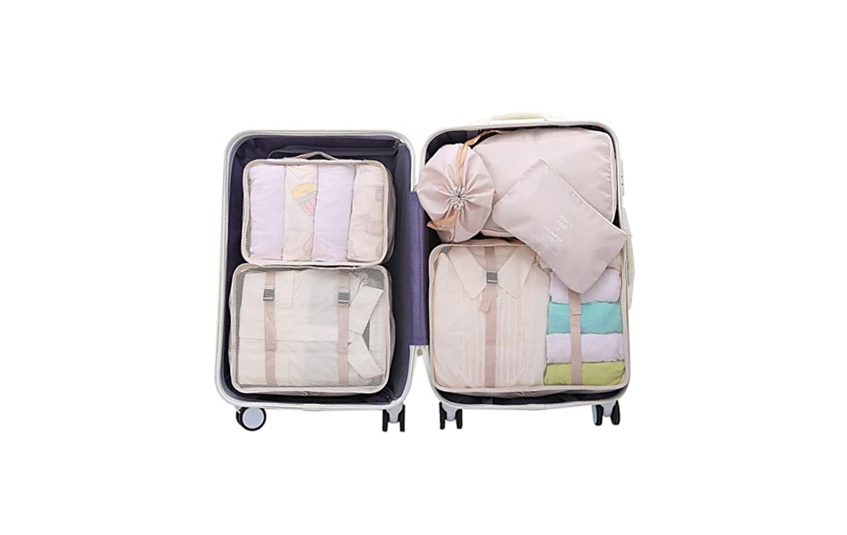 oee 7 piece luggage packing cube set