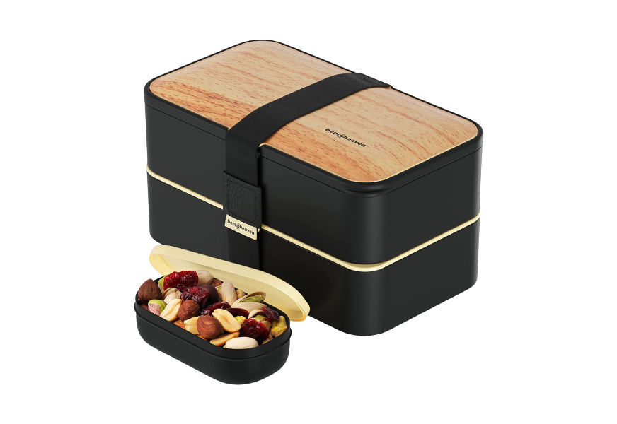 Bentoheaven Premium Bento Box Adult Lunch Box with 2 Compartments