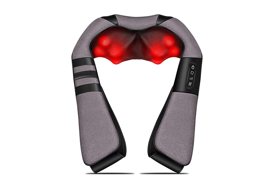 Shiatsu Back Neck Massager with Heat Deep Tissue Kneading Electric Mirakel  Enjoy