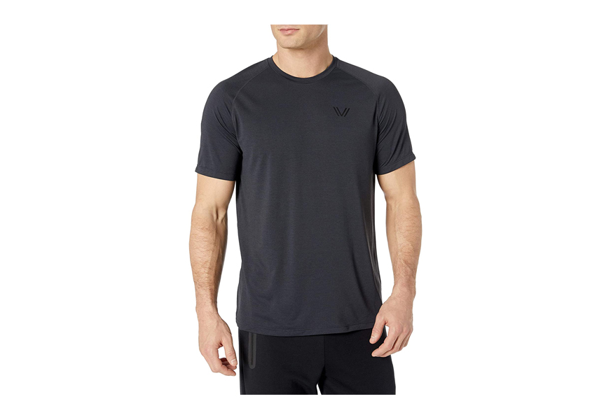 peak velocity vx short sleeve loose fit men's workout shirt
