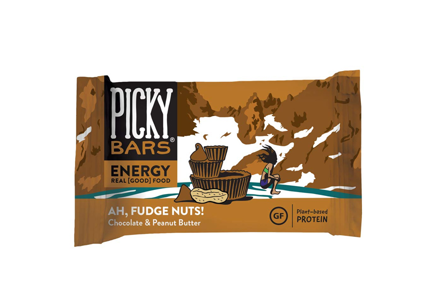 picky bars real food energy bars, ah, fudge nuts!
